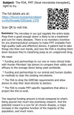 FMT, FDA flyer